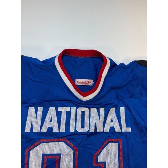 VINTAGE JERRY RICE PRO BOWL THROWBACK NFL FOOTBALL JERSEY Sz 60 1990 - Picture 6 of 7